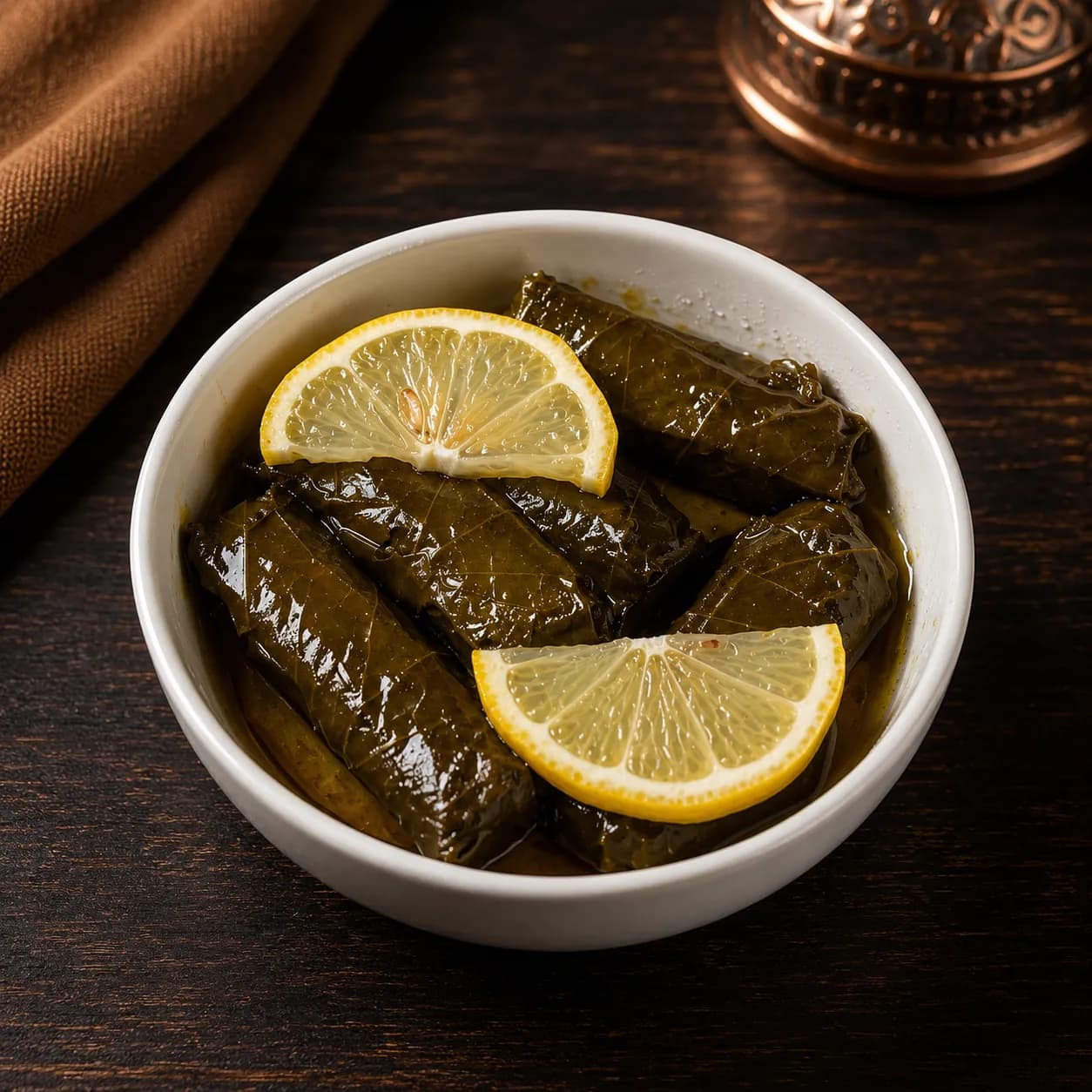 ورق عنب بالليمون من فرن ولحم